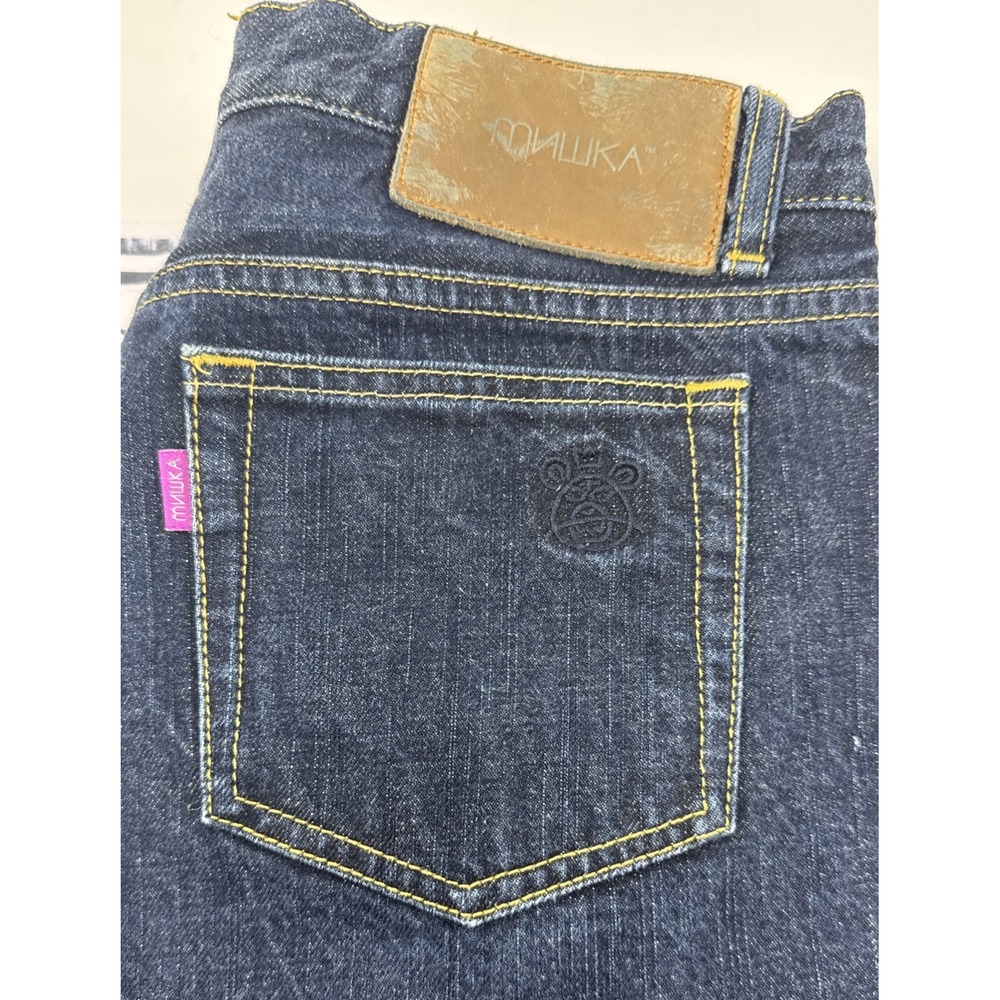 Mishka Jeans Men 30x34 Dark Indigo Slim Straight Cyco Simon Streetwear Denim